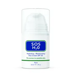 Kem Dưỡng Ẩm Chống Nắng SOS H20 SPF30 - 2 Trong 1, Bảo Vệ Da, Cấp Nước, Phù Hợp Mọi Loại Da, Lọ 50ml & 200ml
