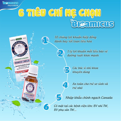 Men Vi Sinh BioAmicus Complete 10 Chủng - Hỗ Trợ Tiêu Hóa và Miễn Dịch Cho Trẻ, Dạng Nhỏ Giọt Tiện Lợi 10ml