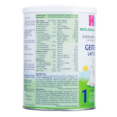 Sữa dê HiPP Organic 1 cho bé 0-6 tháng tuổi 400g - Sữa công thức hữu cơ từ sữa dê, dễ tiêu hóa, hỗ trợ phát triển toàn diện cho trẻ.