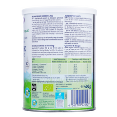 Sữa dê HiPP Organic 1 cho bé 0-6 tháng tuổi 400g - Sữa công thức hữu cơ từ sữa dê, dễ tiêu hóa, hỗ trợ phát triển toàn diện cho trẻ.