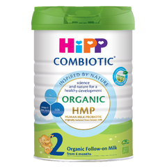 Sữa HiPP Organic Combiotic số 2 cho trẻ từ 6 tháng - Hỗ trợ phát triển toàn diện, tăng sức đề kháng, hộp 800g nguyên liệu hữu cơ