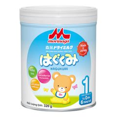 Sữa Morinaga 1 320g cho trẻ sơ sinh 0-6 tháng - Hỗ trợ miễn dịch và tiêu hóa, giúp bé phát triển toàn diện