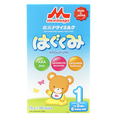 Sữa Morinaga 1 Nhật Bản Dạng Thanh Cho Bé Từ 0-6 Tháng - Giàu Lactoferr Chống Tăng Đề Kháng, Hỗ Trợ Tiêu Hóa Cho Trẻ Nhỏ