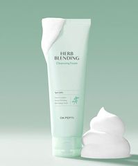 Sữa Rửa Mặt Bạc Hà Trà Xanh Dr.Pepti Herb Blending 110ml - Làm Sạch Nhẹ Nhàng, Ngăn Tiết Dầu, Phù Hợp Với Mọi Loại Da