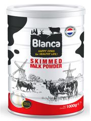 Sữa Tươi Dạng Bột Tách Béo Blanca Hà Lan 1000g - Giàu Canxi, Dinh Dưỡng Cao, Thích Hợp Cho Trẻ Em Và Người Kiểm Soát Cân Nặng