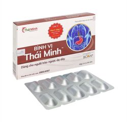 Viên uống Bình Vị Thái Minh - Hỗ trợ tiêu hóa tự nhiên, giảm acid dạ dày, viêm loét hiệu quả - Hộp 20 viên