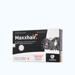 Viên uống Maxxhair Hỗ Trợ Giảm Rụng Tóc - Bổ Sung Dưỡng Chất Phục Hồi Tóc, Hộp 30 Viên cho Nam Nữ Trưởng Thành