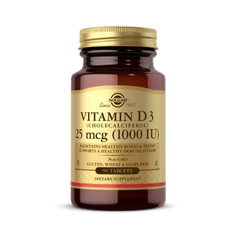Viên uống Solgar Vitamin D3 1000IU - Hỗ trợ hấp thu canxi và tăng cường miễn dịch, giúp xương răng chắc khỏe - 90 viên nhập khẩu