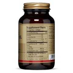 (Hàng nhập khẩu) Viên uống tinh dầu hoa anh thảo Solgar Evening Primrose Oil 1300 mg