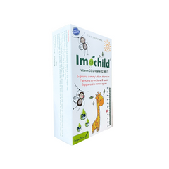 Vitamin D3K2MK7 Imochild 20ml - Bổ Sung Canxi Cho Trẻ Tăng Chiều Cao, Hỗ Trợ Phát Triển Xương Chắc Khỏe