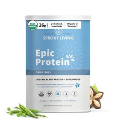 Protein Thực Vật Hữu Cơ Sprout Living Epic Protein - Bột Protein Chay Cao Cấp Giúp Tăng Cường Năng Lượng và Hỗ Trợ Sức Khỏe Toàn Diện