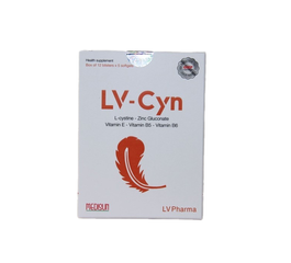 Viên uống LV-CYN làm đẹp da - Bổ sung L-cystin, Kẽm, Vitamin B5, B6, E - Giảm nám, sạm da hiệu quả - Thực phẩm bảo vệ sức khỏe