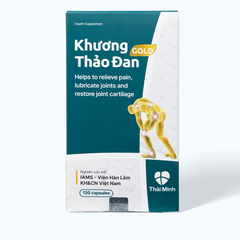 Viên uống Khương Thảo Đan Gold Thái Minh - Hỗ trợ xương khớp, giảm đau nhức, phục hồi sụn khớp - Hộp 30 viên bổ trợ khỏe mạnh