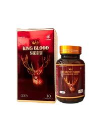 Viên uống King Blood Sibiri - Thực phẩm chức năng bổ khí huyết, hỗ trợ tuần hoàn và tăng cường sức khỏe, phục hồi sinh lực cho người mệt mỏi