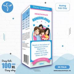 Siro Bổ Sung Canxi HealthyPlex BoneCal Plus 100ml - Hỗ Trợ Xương Răng Chắc Khỏe cho Trẻ Em và Người Lớn