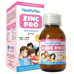 Siro Bổ Sung Kẽm Healthyplex Zinc Pro 100ml - Hỗ Trợ Tăng Cường Sức Đề Kháng, Kích Thích Ăn Ngon Cho Trẻ Em