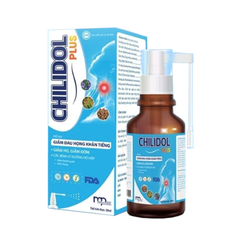 Xịt Họng Chilidol Plus 30ml - Giảm Ho, Đờm cho Trẻ từ 1 Tuổi Trở Lên - Chiết Xuất Thảo Mộc Tự Nhiên, Hỗ Trợ Đau Họng