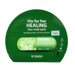 Hộp 10 Mặt Nạ Tràm Trà BNBG Vita Tea Tree Healing - Dưỡng Ẩm, Giảm Mụn, Làm Sáng Da cho Mọi Loại Da