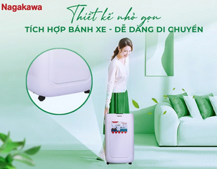 Máy Hút Ẩm Nagakawa NAD8556 16L - Công Suất 370W, Nhằm Giảm Độ Ẩm Hiệu Quả Cho Phòng 25-30m², Tính Năng Sấy Quần Áo