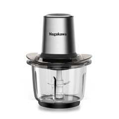 Máy Xay Thịt Nagakawa NAG0812 - Công Suất 400W, Cối Thủy Tinh Bền Đẹp, Lưỡi Dao Inox 304, Dễ Dàng Vệ Sinh, Thích Hợp Xay Thịt, Rau Củ, Gia Vị
