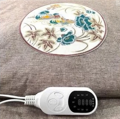 Thảm điện sưởi ngải cứu Đông Y gấp gọn - 60x150cm, chất liệu vải mềm, hỗ trợ giảm đau, thích hợp sử dụng tại nhà hoặc du lịch.