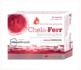 Viên sắt hữu cơ Chela Ferr Bio Complex cho bà bầu - Hỗ trợ bổ sung sắt, axit folic, vitamin B6, B12, C - Giảm nguy cơ thiếu máu, 30 viên