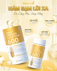 (Hàng nhập khẩu) Viên uống hỗ trợ giảm nám Glutathione 600 Melaslab