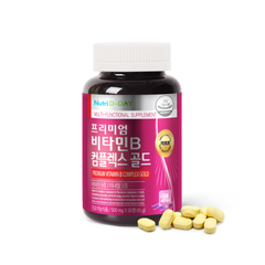 Viên Uống Nutri D-Day Vitamin B Complex Gold - Hỗ Trợ Tăng Cường Sức Đề Kháng, Giảm Căng Thẳng, 90 Viên Chất Lượng Cao