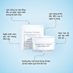 Kem Dưỡng Trắng Da Elaine Perine Whitening Cream 50ml - Cải Thiện Da Nám, Cấp Ẩm và Phục Hồi Da Tổn Thương
