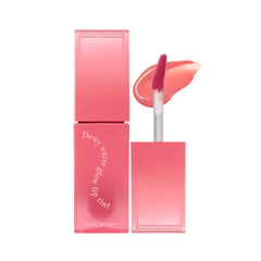 Son Tint Macqueen NewYork Dewy Water Glow Lip 06 Juicy Pink - Son nước bóng nhẹ, hồng đào tự nhiên, dễ sử dụng, thích hợp trang điểm hàng ngày