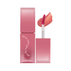 Son Tint Macqueen NewYork Dewy Water Glow 09 Peanut Peach - Hồng Cam Đất Tự Nhiên, Chất Tint Nước Mỏng, Bóng Nhẹ Giúp Môi Rực Rỡ