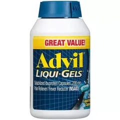Viên Uống Giảm Đau Hạ Sốt Advil Liqui Gels Chai 200 Viên
