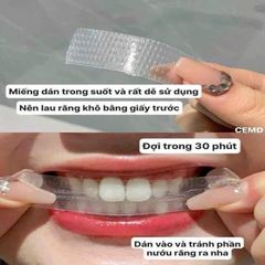 Set 2 Hộp Miếng Dán Trắng Răng Crest 3D Whitestrips (40 Miếng + 20 Miếng)