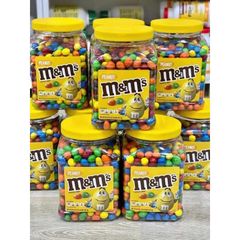Socola M&M Hộp 1.7kg Nhiều Màu Nhân Hạt - Nguyên Liệu Tự Nhiên, Hương Vị Tuyệt Vời, Quà Tặng Hoàn Hảo từ Mỹ