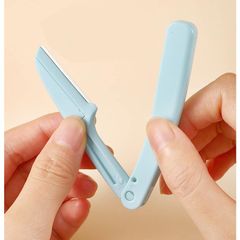 Bộ 3 Dao tỉa lông mày, dạng gập dễ sử dụng dao tém chân mày