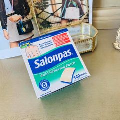 Miếng Dán Giảm Đau Salonpas Pain Relieving Patch 140 Miếng - Sản Phẩm Hỗ Trợ Giảm Đau Hiệu Quả Từ Mỹ
