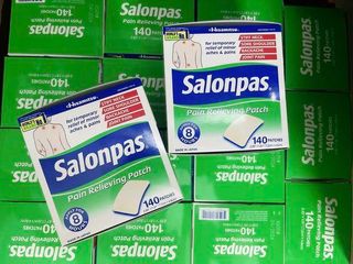 Miếng Dán Giảm Đau Salonpas Pain Relieving Patch 140 Miếng - Sản Phẩm Hỗ Trợ Giảm Đau Hiệu Quả Từ Mỹ