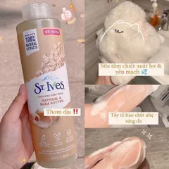 Sữa Tắm Tẩy Tế Bào Chết St. Ives Body Wash Mỹ - 650ml, Sạch Da Tươi Mát, An Toàn Cho Da Nhạy Cảm