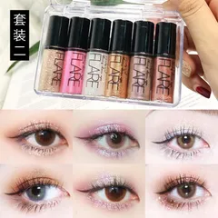 Hôp 10 chai Chai Nhũ Mắt 5 Màu Peinifen Flare