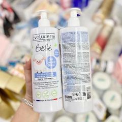 Sữa Tắm Gội Dịu Lành Cho Bé Evoluderm Pháp 500ml - Chăm Sóc Tóc & Da Nhạy Cảm, An Toàn & Chất Lượng Cao