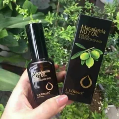 Tinh dầu dưỡng tóc MACADAMIA serum dưỡng tóc uốn Luodais NUT OIL 50ML