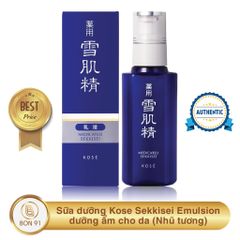 Sữa dưỡng Kose Sekkisei Emulsion dưỡng ẩm cho da