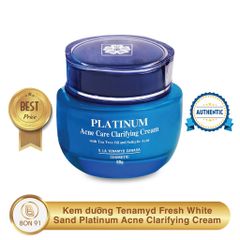 Kem dưỡng Tenamyd Fresh White Sand Platinum Acne Clarifying Cream 60g