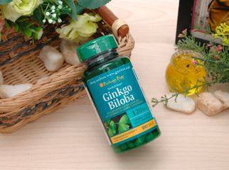 Viên uống hỗ trợ tốt cho não và trí nhớ Gingko Biloba 120mg - lọ 100v