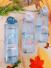Nước Tẩy Trang L'Oreal Paris 400ml - Micellar Water 3 Trong 1, Giữ Ẩm Cho Da, Phù Hợp Với Mọi Loại Da, Không Chứa Dầu