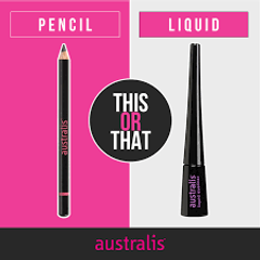 Bút Kẻ Mắt Nước Eyegasm Metallic Liquid Eyeliner Australis đen