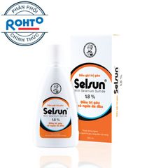Dầu gội Selsun hỗ trợ cho người bị gàu nặng