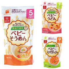 Mỳ Somen tách muối Hakubaku Cho Bé Ăn Dặm 5 tháng tuổi