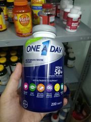 Vitamin Tổng Hợp One A Day Men's 50+ Multivitamin 200 Viên - Bổ Sung Dinh Dưỡng Cho Nam Trên 50 Tuổi, Hỗ Trợ Sức Khỏe Tổng Thể