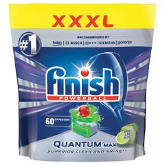 Túi 60 viên rửa chén Finish Quantum Max QQT025461 hương táo